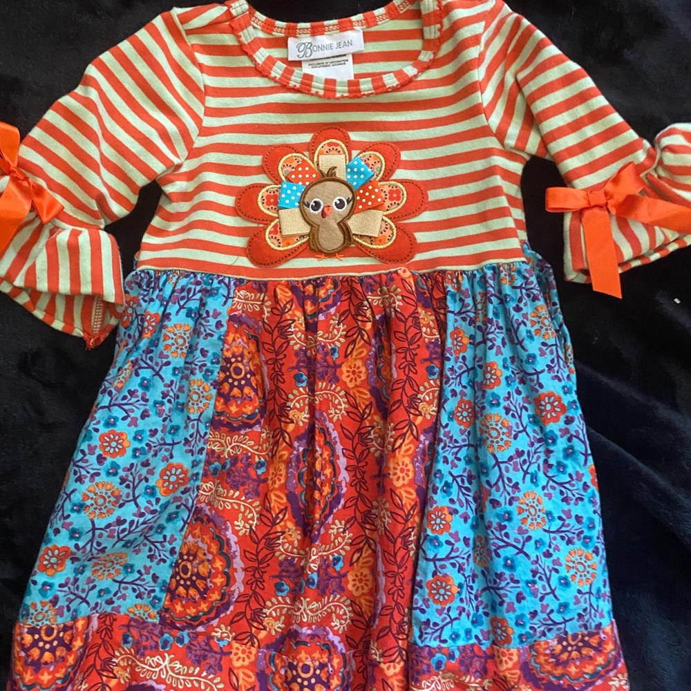 Size to 2T adorable Thanksgiving Dress